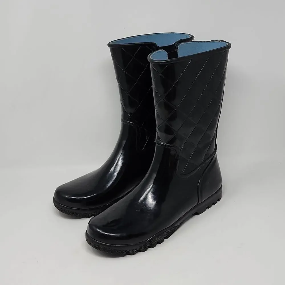 Sperry Women's Waterproof Rubber Boots Black Size 11